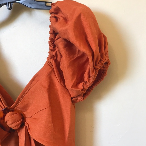 Significant Other•Solace Tie Bodice Linen Dress - Picture 9 of 12